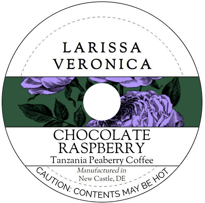 Chocolate Raspberry Tanzania Peaberry Coffee <BR>(Single Serve K-Cup Pods)