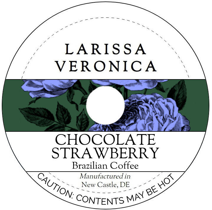 Chocolate Strawberry Brazilian Coffee <BR>(Single Serve K-Cup Pods)