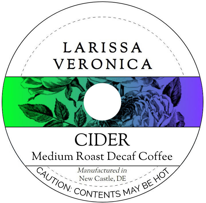 Cider Medium Roast Decaf Coffee <BR>(Single Serve K-Cup Pods)