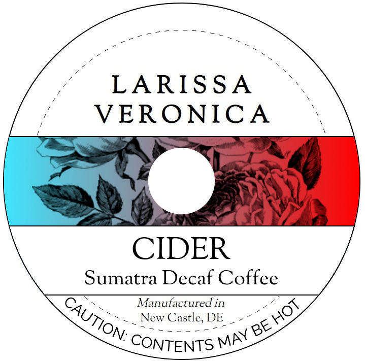 Cider Sumatra Decaf Coffee <BR>(Single Serve K-Cup Pods)