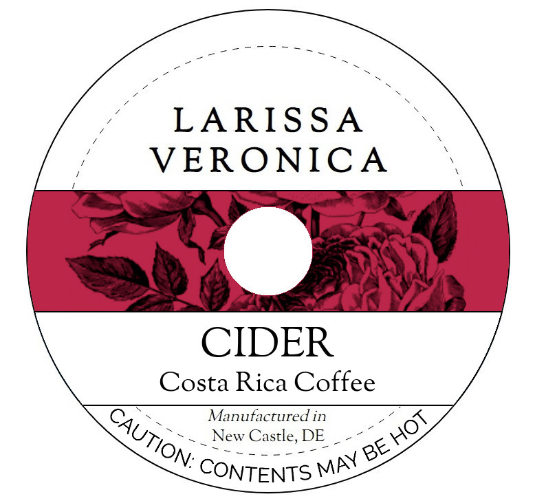 Cider Costa Rica Coffee <BR>(Single Serve K-Cup Pods)