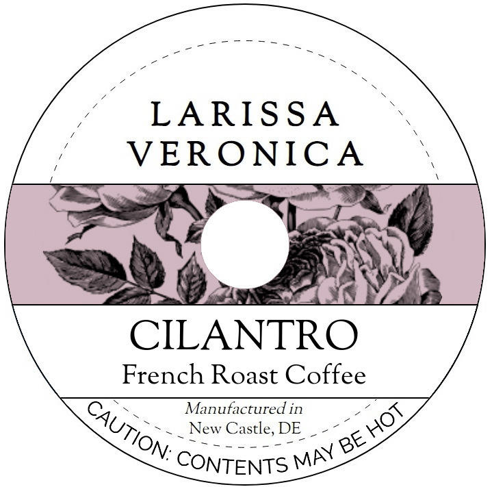 Cilantro French Roast Coffee <BR>(Single Serve K-Cup Pods)