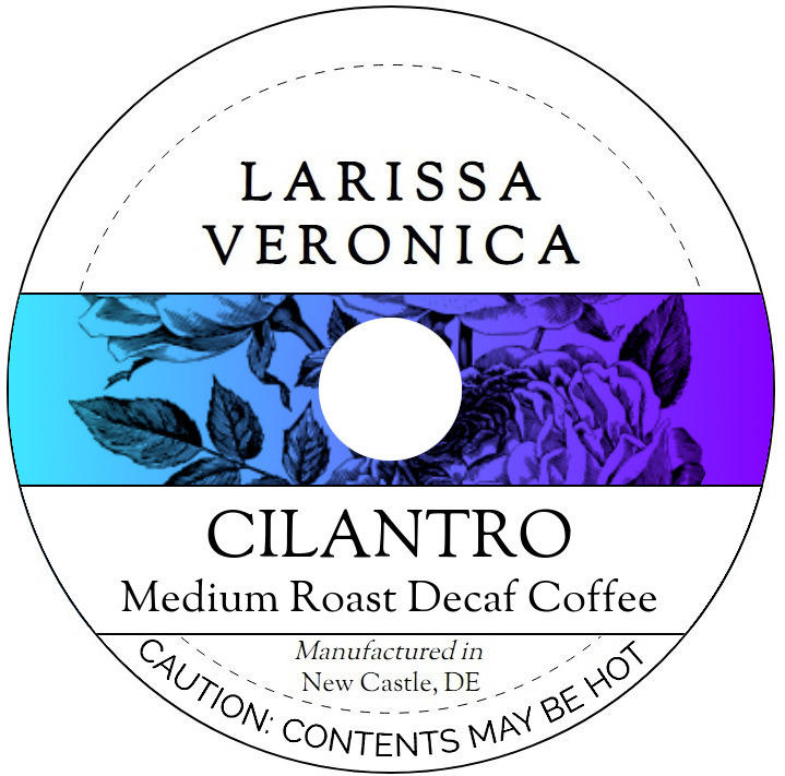 Cilantro Medium Roast Decaf Coffee <BR>(Single Serve K-Cup Pods)