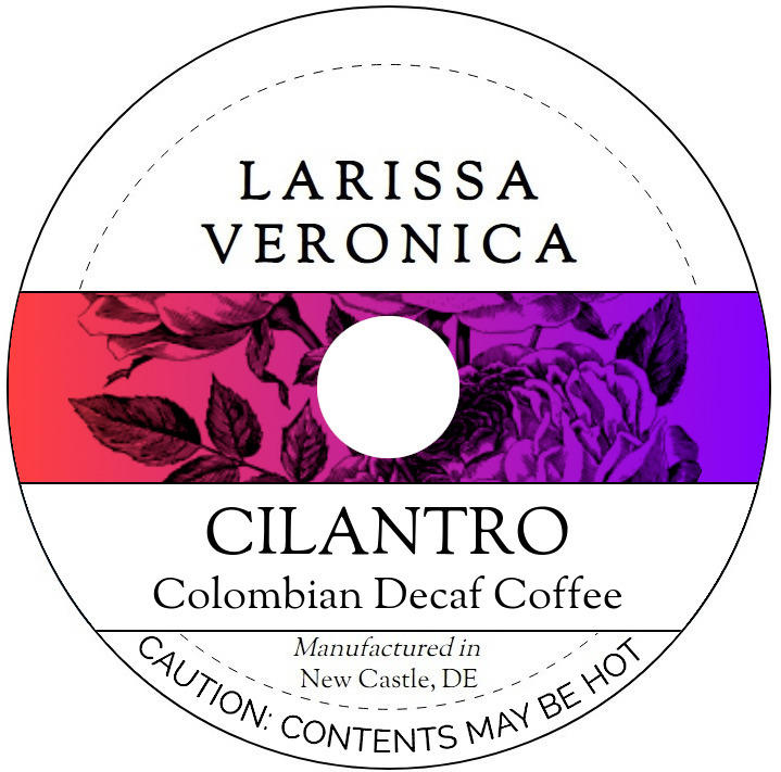 Cilantro Colombian Decaf Coffee <BR>(Single Serve K-Cup Pods)