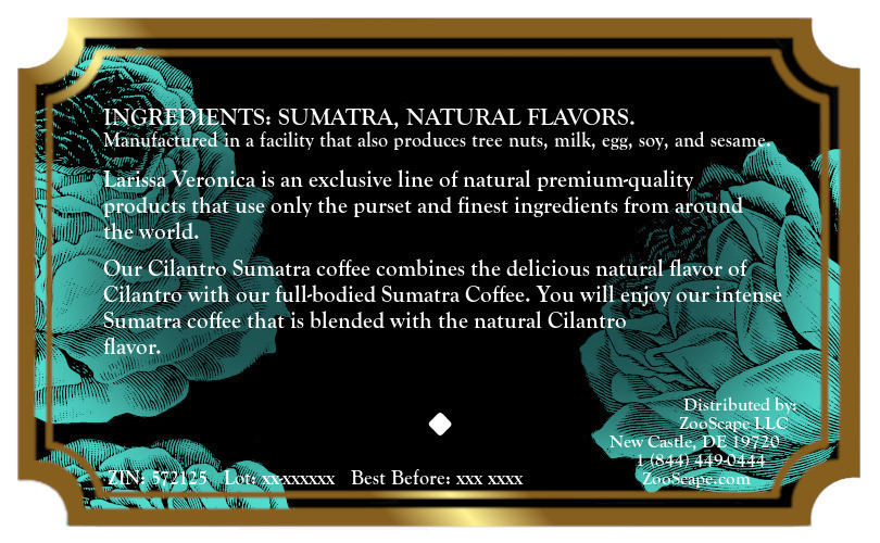 Cilantro Sumatra Coffee <BR>(Single Serve K-Cup Pods)
