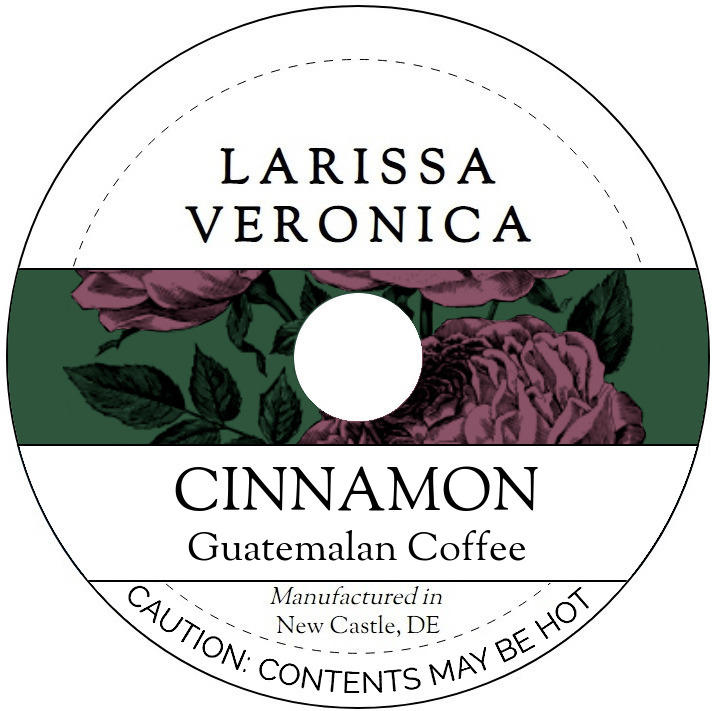 Cinnamon Guatemalan Coffee <BR>(Single Serve K-Cup Pods)