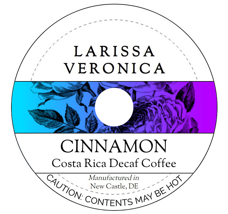 Cinnamon Costa Rica Decaf Coffee <BR>(Single Serve K-Cup Pods)