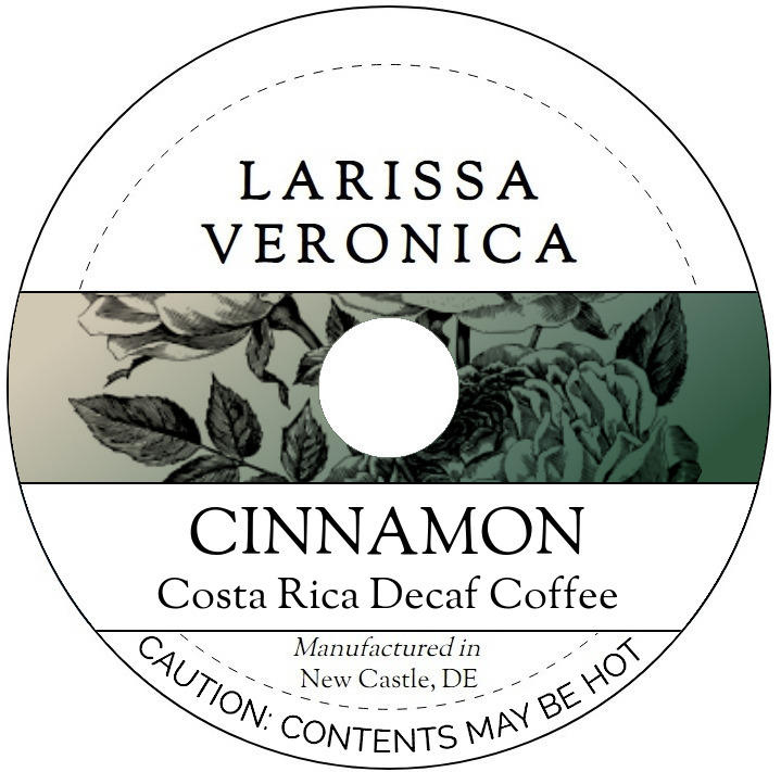 Cinnamon Costa Rica Decaf Coffee <BR>(Single Serve K-Cup Pods)