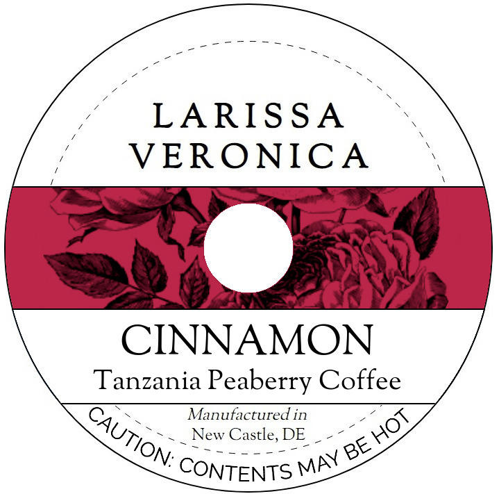 Cinnamon Tanzania Peaberry Coffee <BR>(Single Serve K-Cup Pods)