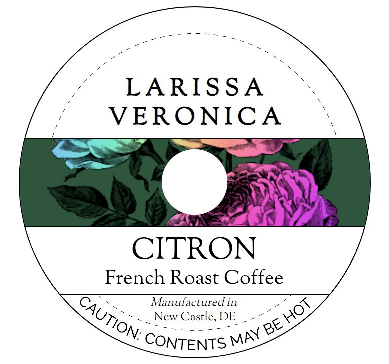 Citron French Roast Coffee <BR>(Single Serve K-Cup Pods)