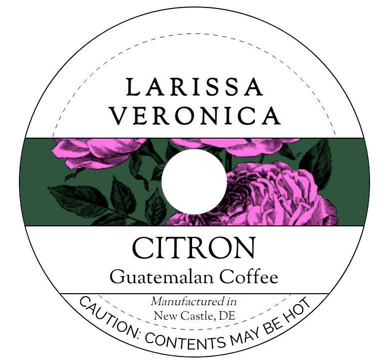 Citron Guatemalan Coffee <BR>(Single Serve K-Cup Pods)