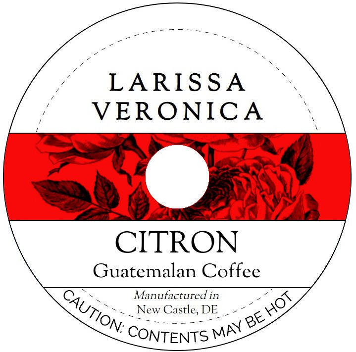 Citron Guatemalan Coffee <BR>(Single Serve K-Cup Pods)