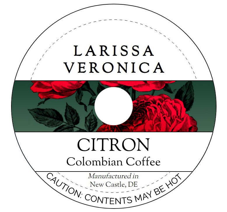 Citron Colombian Coffee <BR>(Single Serve K-Cup Pods)