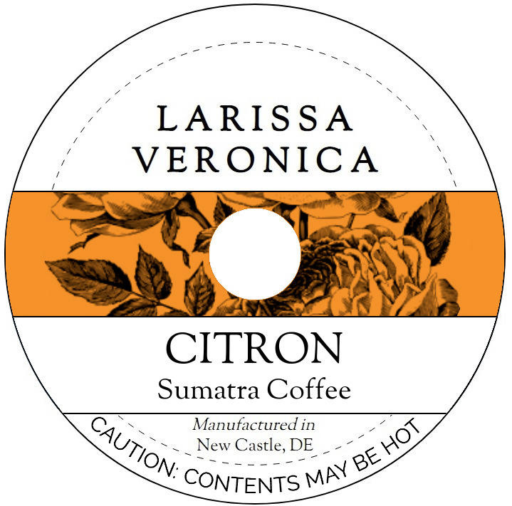 Citron Sumatra Coffee <BR>(Single Serve K-Cup Pods)