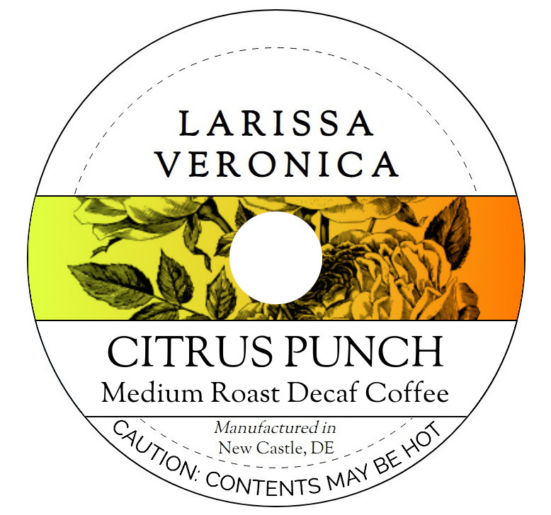 Citrus Punch Medium Roast Decaf Coffee <BR>(Single Serve K-Cup Pods)