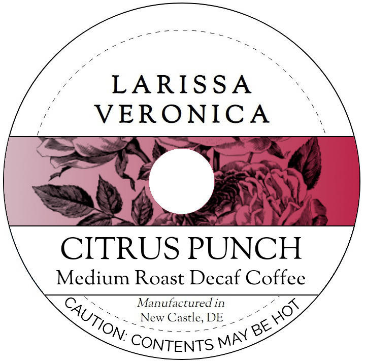 Citrus Punch Medium Roast Decaf Coffee <BR>(Single Serve K-Cup Pods)