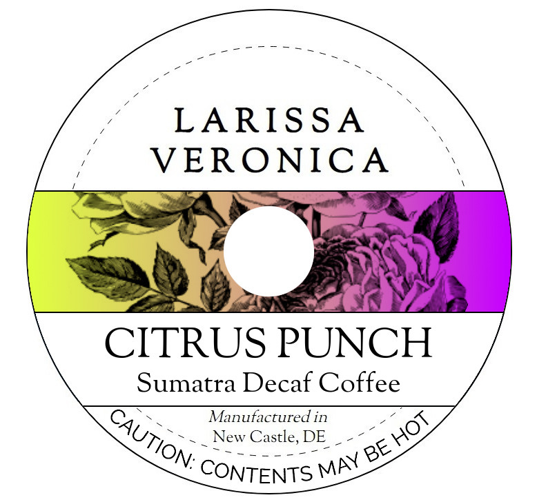 Citrus Punch Sumatra Decaf Coffee <BR>(Single Serve K-Cup Pods)