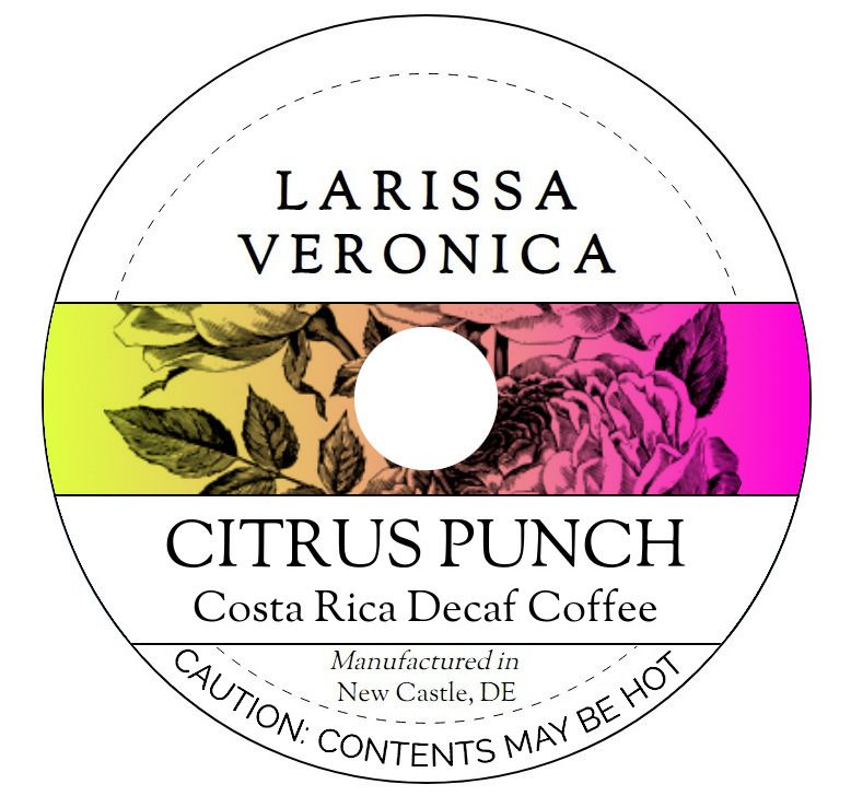 Citrus Punch Costa Rica Decaf Coffee <BR>(Single Serve K-Cup Pods)