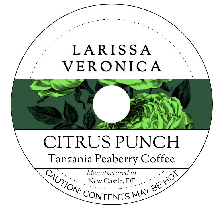 Citrus Punch Tanzania Peaberry Coffee <BR>(Single Serve K-Cup Pods)