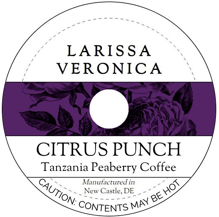 Citrus Punch Tanzania Peaberry Coffee <BR>(Single Serve K-Cup Pods)