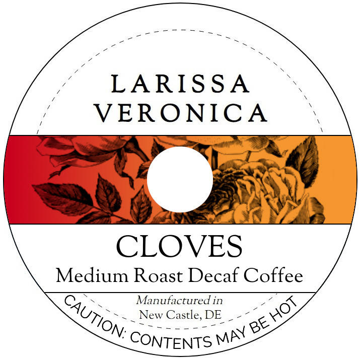 Cloves Medium Roast Decaf Coffee <BR>(Single Serve K-Cup Pods)