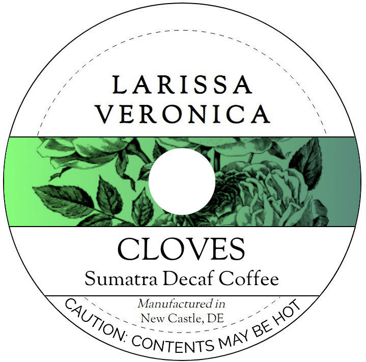 Cloves Sumatra Decaf Coffee <BR>(Single Serve K-Cup Pods)