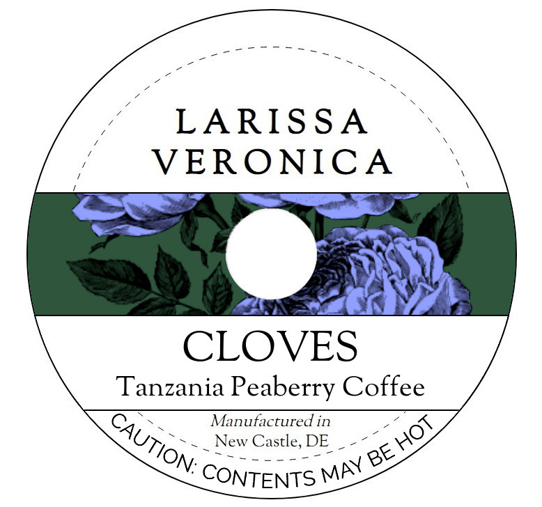 Cloves Tanzania Peaberry Coffee <BR>(Single Serve K-Cup Pods)