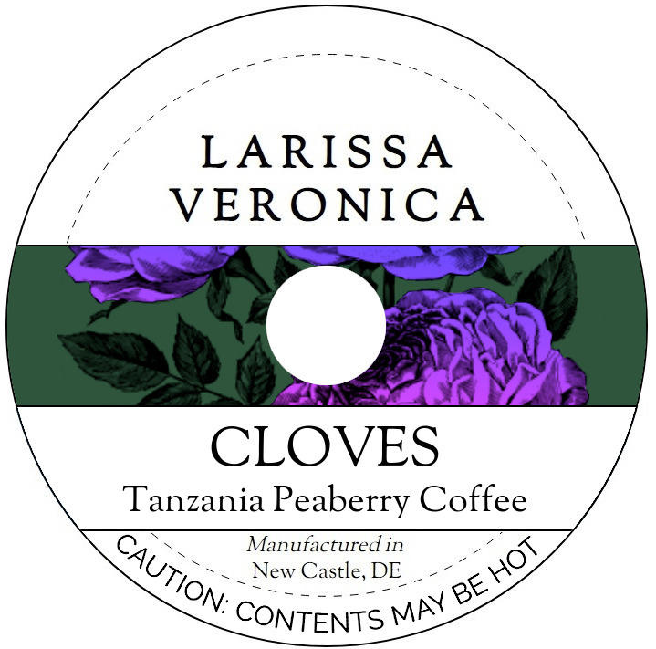 Cloves Tanzania Peaberry Coffee <BR>(Single Serve K-Cup Pods)