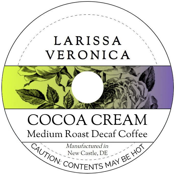 Cocoa Cream Medium Roast Decaf Coffee <BR>(Single Serve K-Cup Pods)