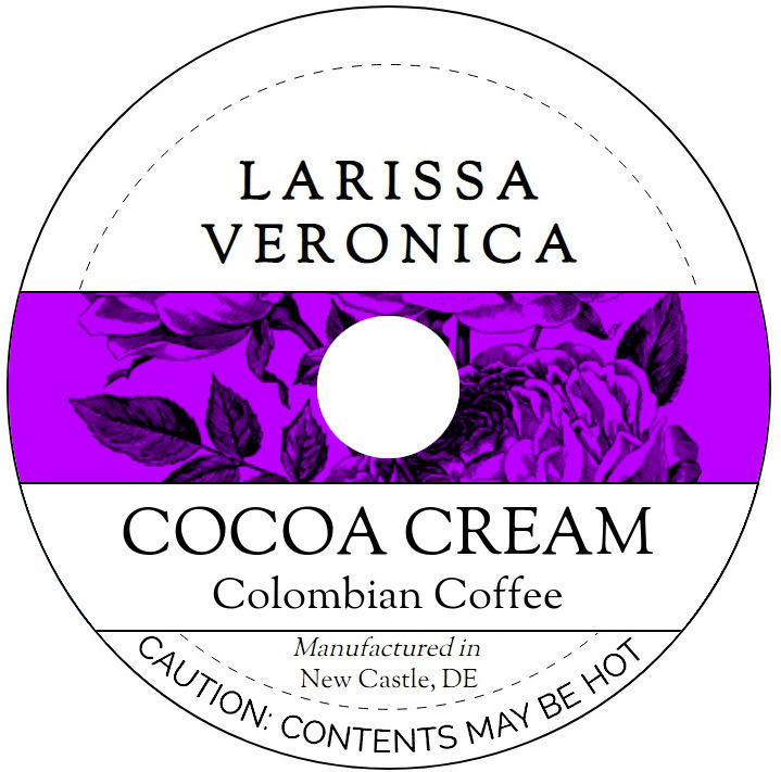 Cocoa Cream Colombian Coffee <BR>(Single Serve K-Cup Pods)