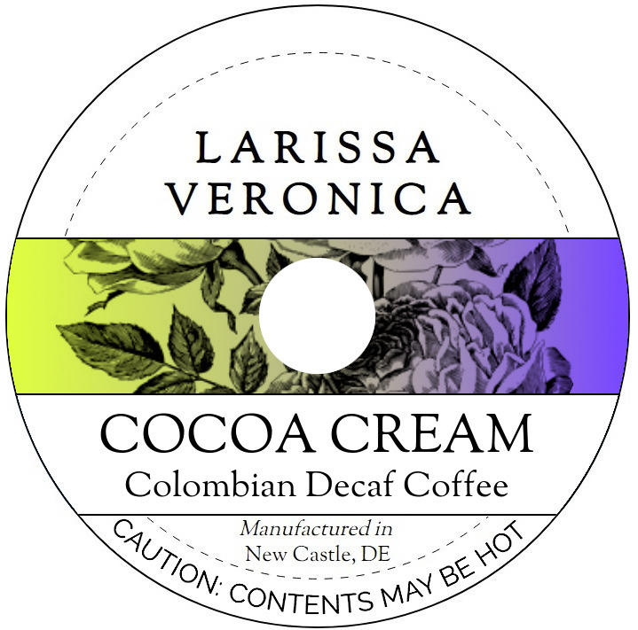 Cocoa Cream Colombian Decaf Coffee <BR>(Single Serve K-Cup Pods)