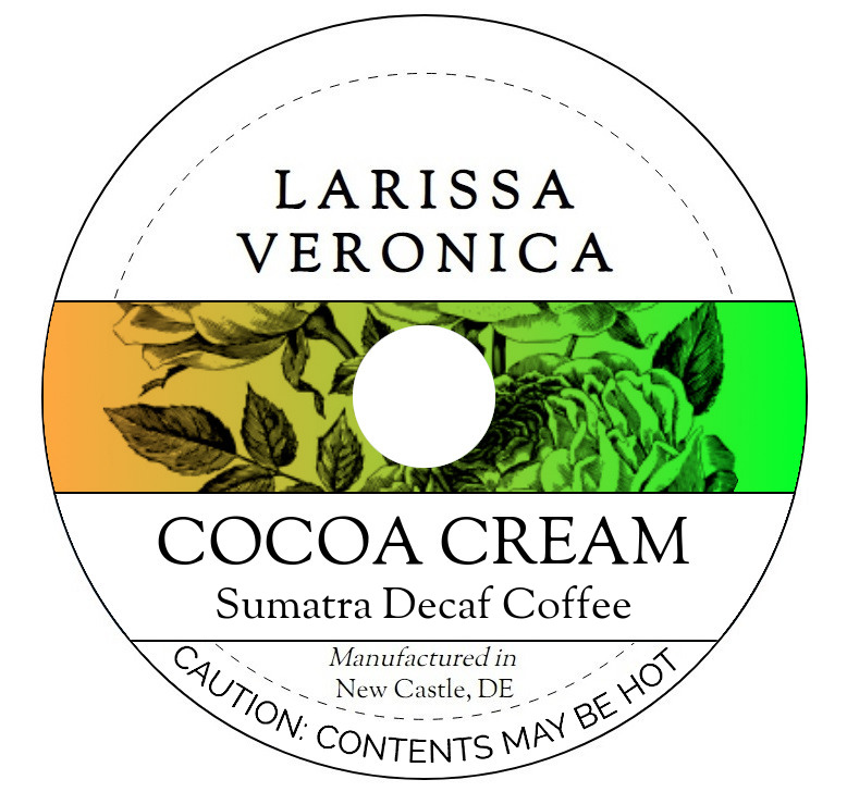 Cocoa Cream Sumatra Decaf Coffee <BR>(Single Serve K-Cup Pods)