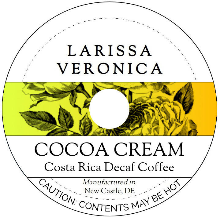 Cocoa Cream Costa Rica Decaf Coffee <BR>(Single Serve K-Cup Pods)