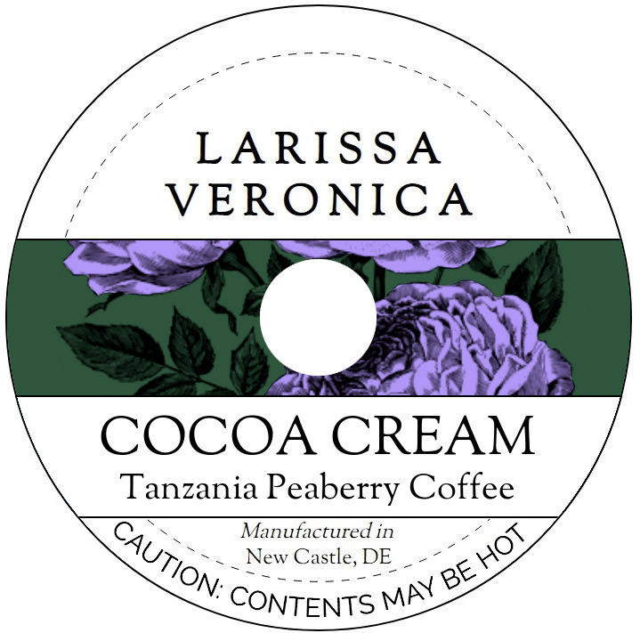 Cocoa Cream Tanzania Peaberry Coffee <BR>(Single Serve K-Cup Pods)