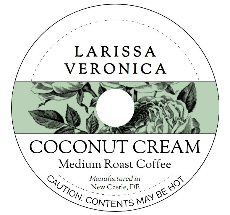 Coconut Cream Medium Roast Coffee <BR>(Single Serve K-Cup Pods)