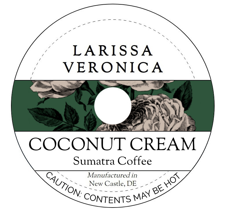 Coconut Cream Sumatra Coffee <BR>(Single Serve K-Cup Pods)