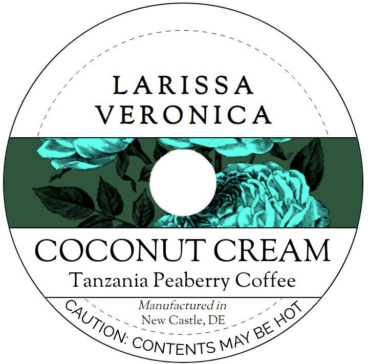 Coconut Cream Tanzania Peaberry Coffee <BR>(Single Serve K-Cup Pods)