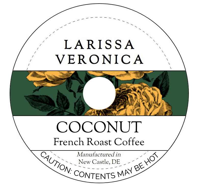 Coconut French Roast Coffee <BR>(Single Serve K-Cup Pods)