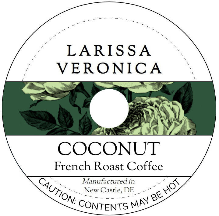 Coconut French Roast Coffee <BR>(Single Serve K-Cup Pods)