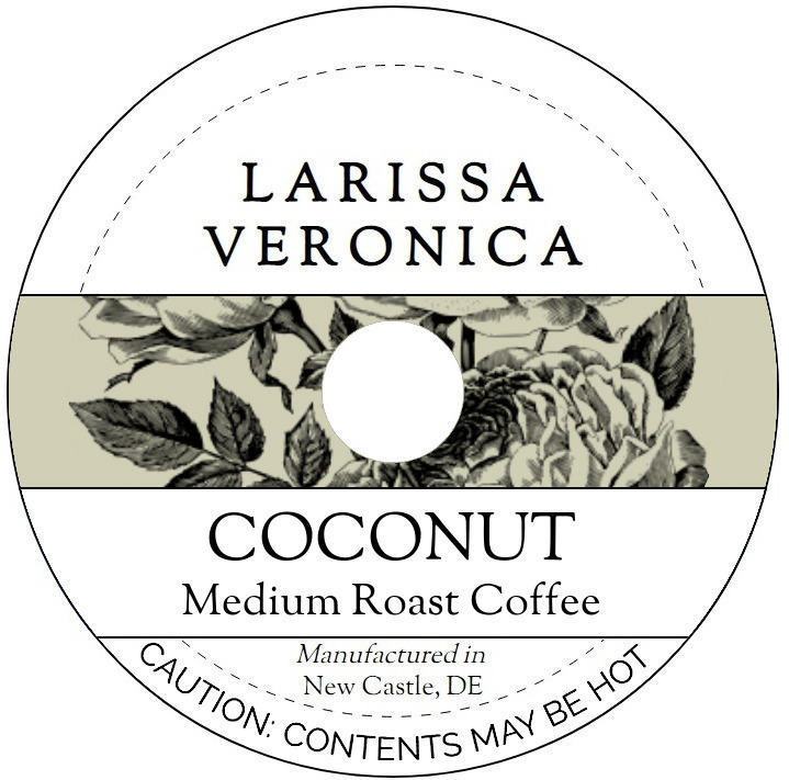 Coconut Medium Roast Coffee <BR>(Single Serve K-Cup Pods)