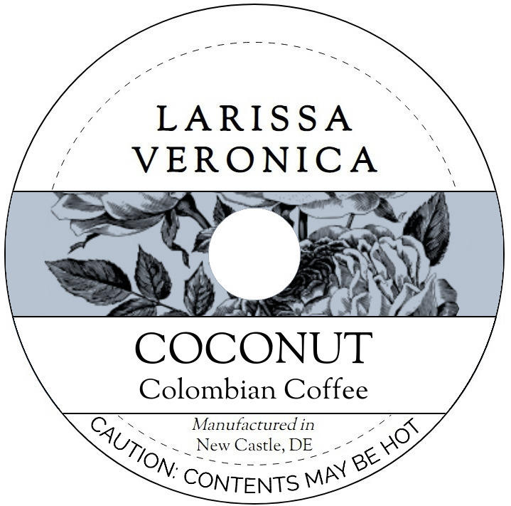 Coconut Colombian Coffee <BR>(Single Serve K-Cup Pods)