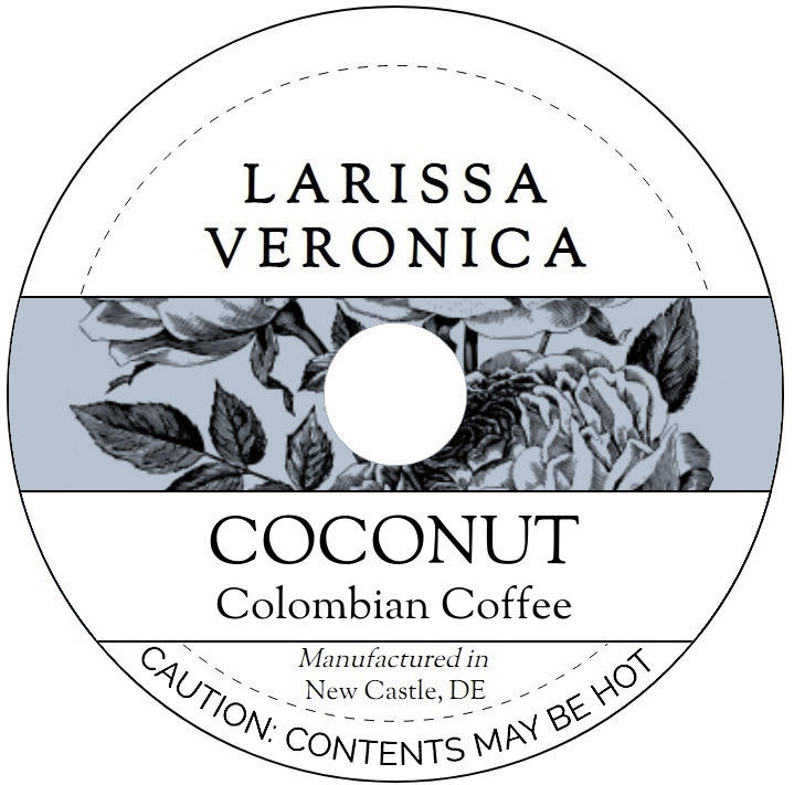 Coconut Colombian Coffee <BR>(Single Serve K-Cup Pods)