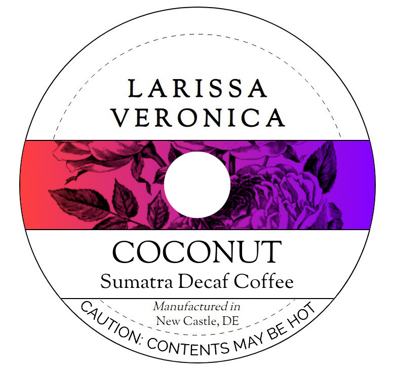 Coconut Sumatra Decaf Coffee <BR>(Single Serve K-Cup Pods)