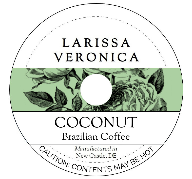 Coconut Brazilian Coffee <BR>(Single Serve K-Cup Pods)