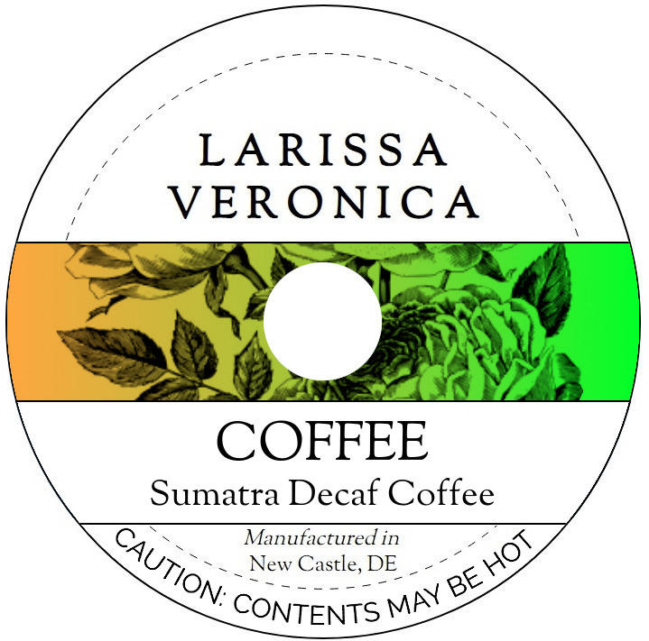 Coffee Sumatra Decaf Coffee <BR>(Single Serve K-Cup Pods)