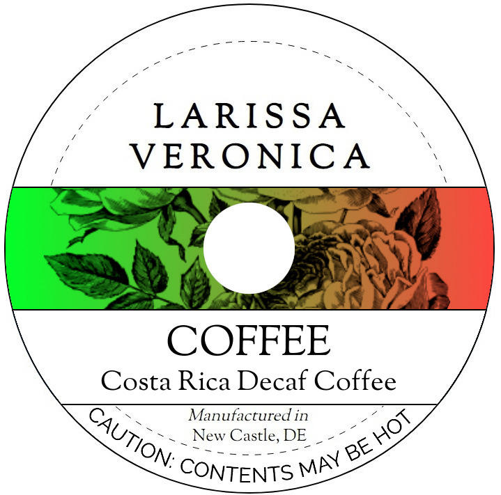 Coffee Costa Rica Decaf Coffee <BR>(Single Serve K-Cup Pods)