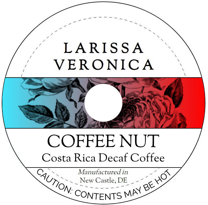 Coffee Nut Costa Rica Decaf Coffee <BR>(Single Serve K-Cup Pods)