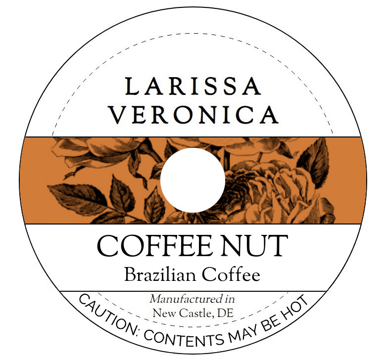 Coffee Nut Brazilian Coffee <BR>(Single Serve K-Cup Pods)