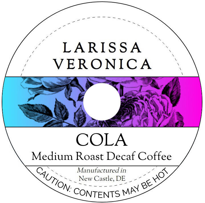 Cola Medium Roast Decaf Coffee <BR>(Single Serve K-Cup Pods)
