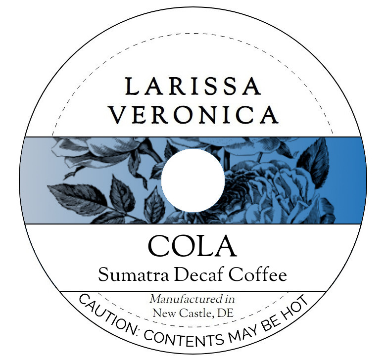 Cola Sumatra Decaf Coffee <BR>(Single Serve K-Cup Pods)